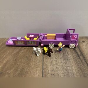 Vintage 1994 Polly Pocket Stable On The Go
